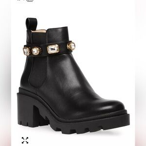 Steve Madden Amulet Embellished Lug Sole Booties